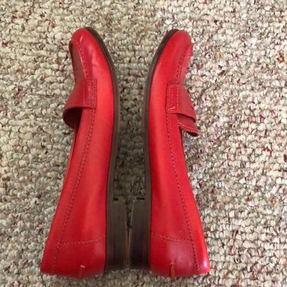 ♥️EUC Vintage Cherry Red Tory Burch Loafers♥️ - Picture 5 of 6